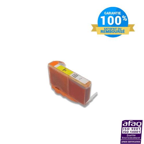 mycartouches Jet d'encre Yellow / 750 PAGES / 15 ML / H364Y Cartouche D'encre  HP 364 XL  Yellow Compatible