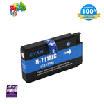 mycartouches ads Jet d'encre Cyan / 29 ML / C8H711C /  CZ130A Cartouche  d'encre  HP 711 XL Cyan HP 711  Compatible