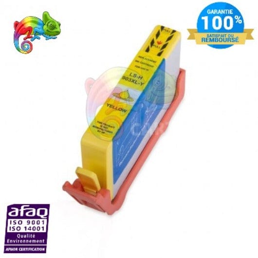 mycartouches ads Jet d'encre Yellow / 825 PAGES / 13 ML / H903Y Cartouche D'encre HP 903 XL Yellow Compatible