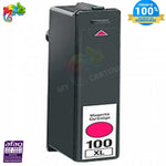 MyCartouches Jet d'encre Magenta / 12.5 ML / 600 pages / C8L100MXL /  0014N1070E Cartouche D'encre Lexmark 100 XL Magenta Lexmark 100  Compatible
