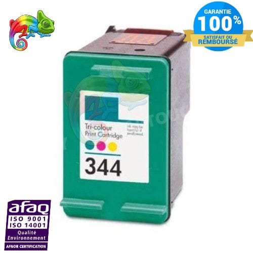 mycartouches ads Jet d'encre C/M/Y / 560 PAGES / 20 ML / H344 Cartouche  HP 344 Cyan/Magenta/Yellow Remanufacturée