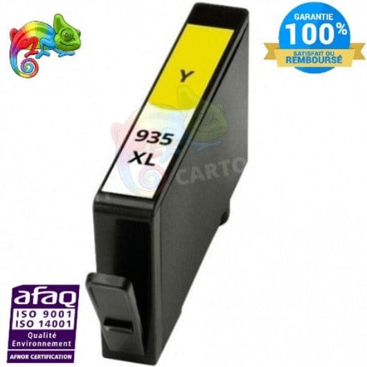 mycartouches ads Jet d'encre Yellow / 825 PAGES / H935Y Cartouche HP 935 XL Yellow compatible