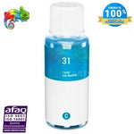 mycartouches ads eco-tank Cyan / 70 ML / H32/31/30 /  1VU26AE Flacon d'encre HP 30 / 31 / 32 Cyan Flacon d'encre HP Compatible