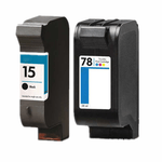 mycartouches ads Pack Pack De 2 Cartouches Remanufacturées HP 15 / 78 (H1578X2)