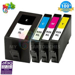 mycartouches ads Pack B/C/M/Y Pack De 4 Cartouches Compatibles HP 934 / 935 XL (H934935X4)