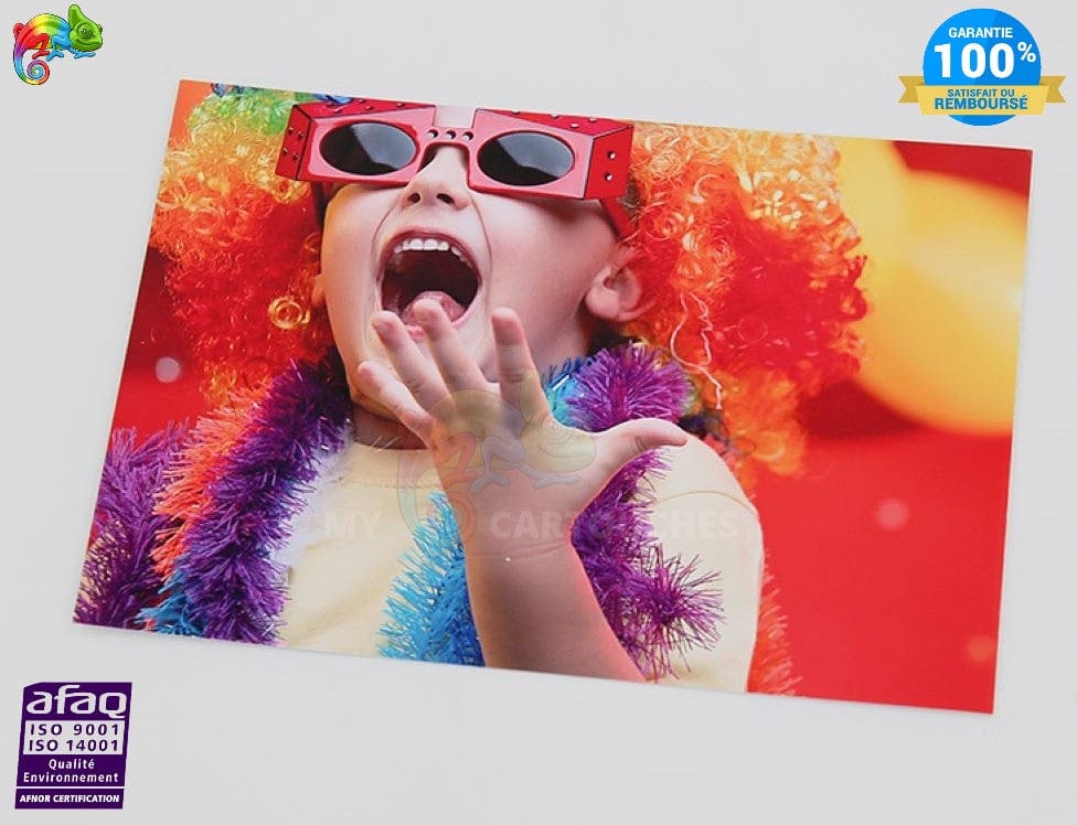 Papier Photo A6 Papier photographique PAPIER PHOTO A6 10X15 230GR BRILLANT  POUR IMPRIMANTE JET ENCRE 50 FEUILLES