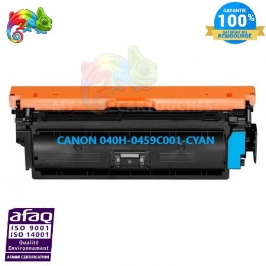 mycartouches Toner/Laser Toner Laser CANON 040H  Cyan CANON 0459C001 Compatible