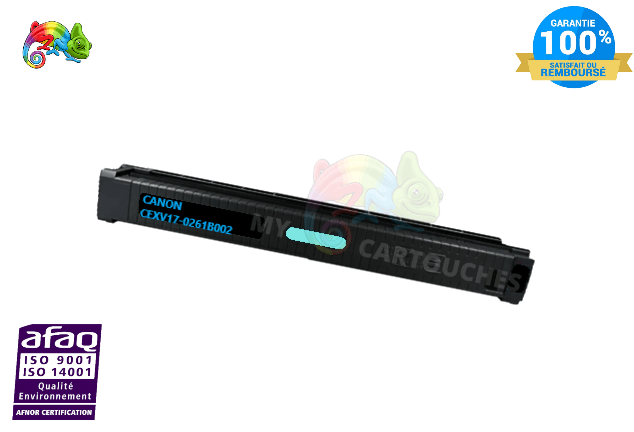 mycartouches Toner/Laser Toner Laser CANON CEXV-17 Cyan CANON 0261B002 Compatible