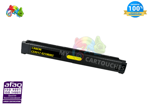 mycartouches Toner/Laser Toner Laser CANON CEXV-17 Yellow CANON 0260B002 Compatible