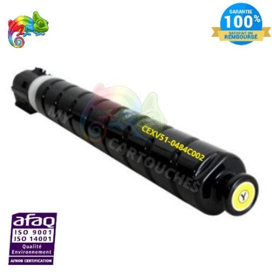 mycartouches Toner/Laser Toner Laser CANON CEXV-51 Jaune CANON 0484C002 Compatible