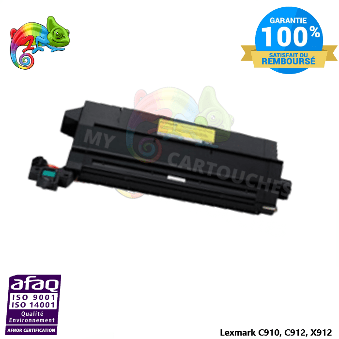 MyCartouches Toner/Laser Yellow / 14000 pages / 12N0770 Toner laser compatible avec Lexmark C910 12N0770 Jaune