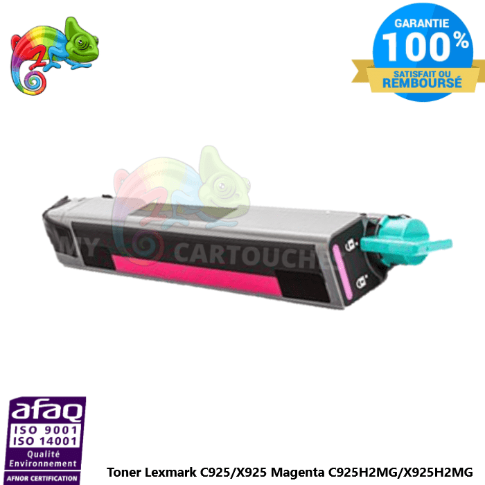MyCartouches Toner/Laser Magenta / 7500 pages / C925H2MG Toner laser compatible avec Lexmark C925 C925H2MG Magenta