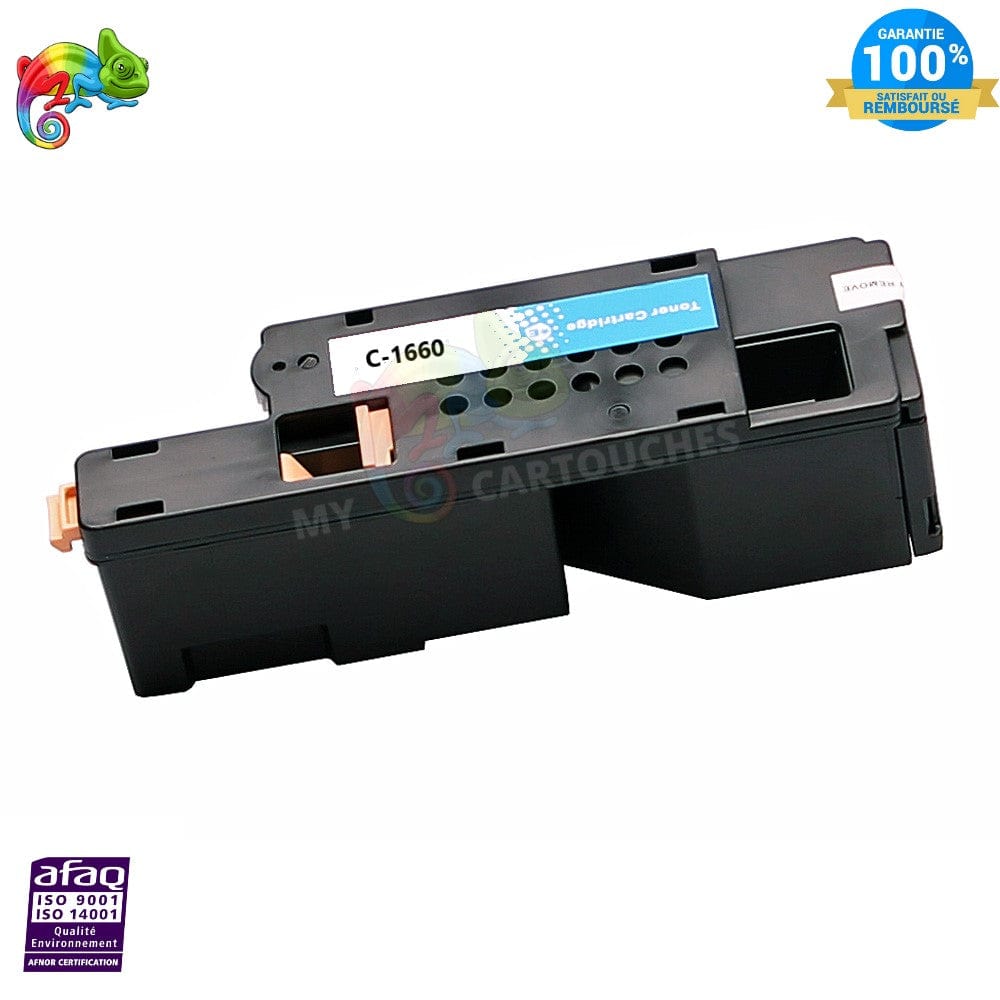 mycartouches Toner/Laser Cyan / 1000 pages / 59311129  DT1660 Toner Laser DELL 1660 Cyan toner laser  DELL 1660  Compatible