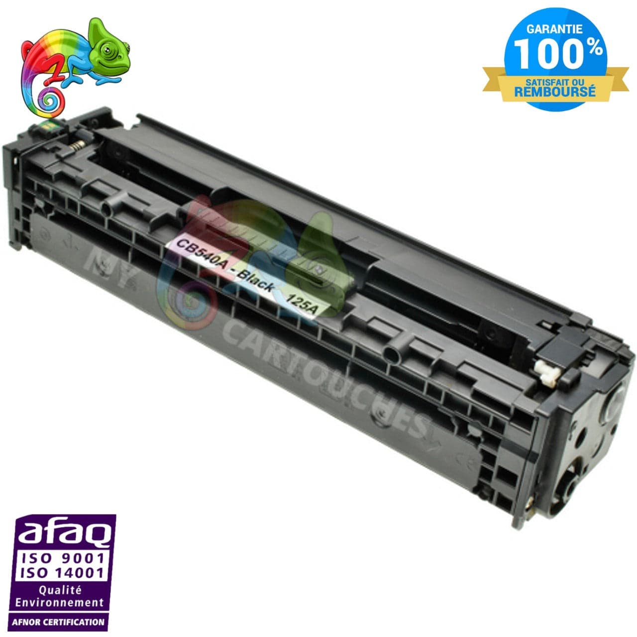 mycartouches Toner/Laser Black / 2200 / LHCB540A Toner Laser HP CB540A noir Compatible