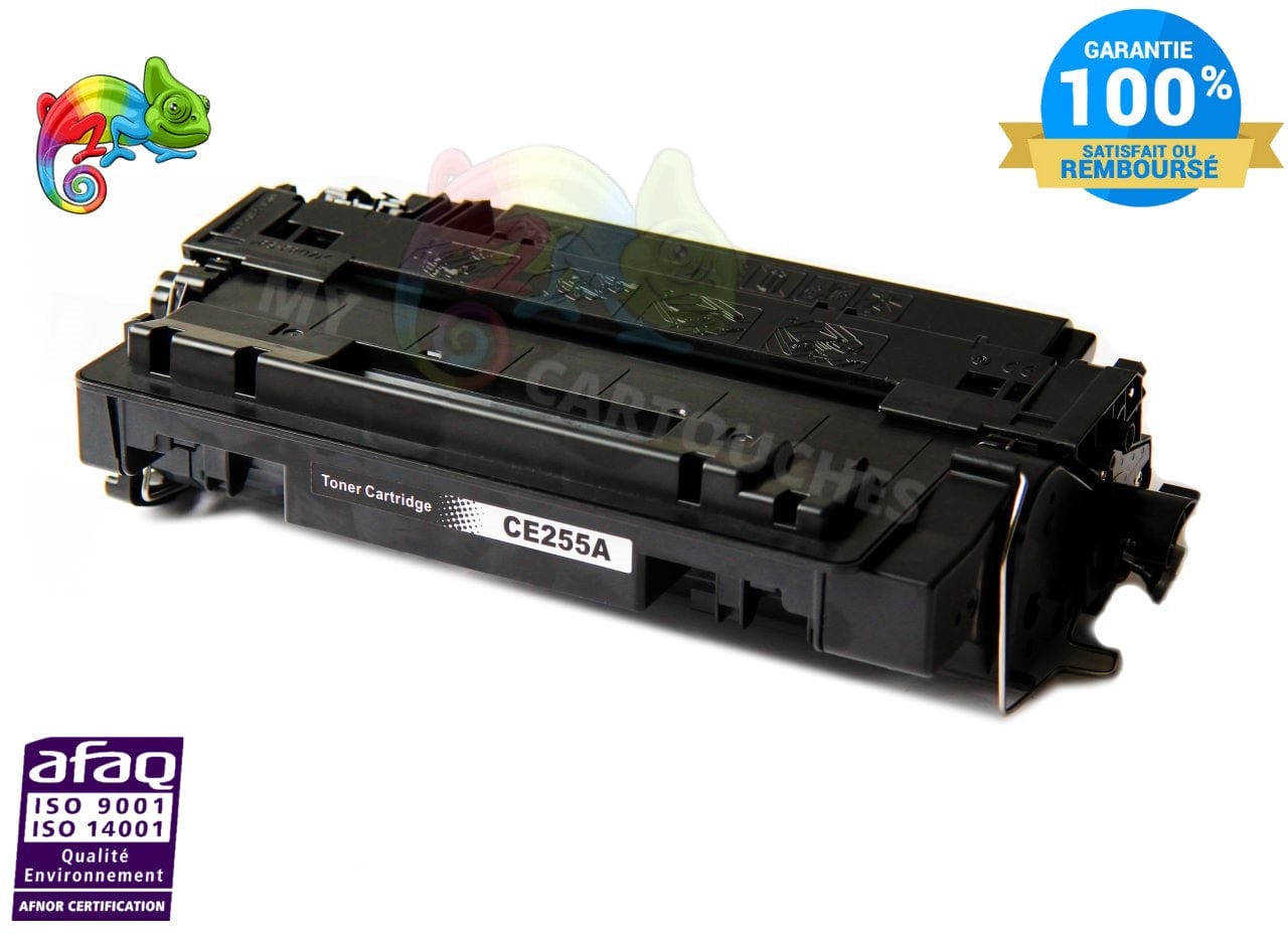 mycartouches Toner/Laser TONER LASER Pour HP 55A CE225A Noir Cartouche de Toner Compatible pour HP 55X CE255AD CE255X Laserjet Enterprise P3015DN P3015D Pro 500 MFP M521 M521DN M521DW M525 M525F M525DN M525C P3015X P3016 P3011