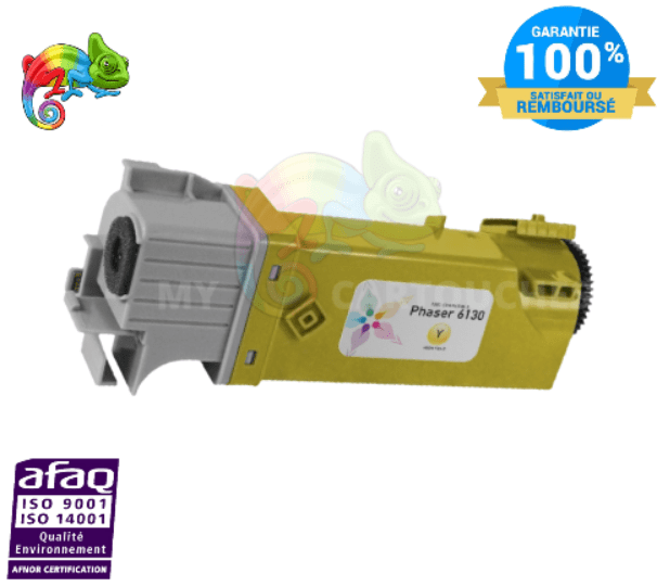 mycartouches Toner/Laser yellow / 1 900 pages / 6130Y,106R01281, 106R01285 toner laser Xerox 6130 YELLOW compatible