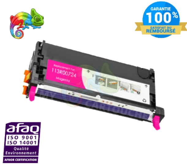 mycartouches Toner/Laser MAGENTA / 6 000 pages / 6180M,113R00726, toner laser Xerox 6180 magenta compatible