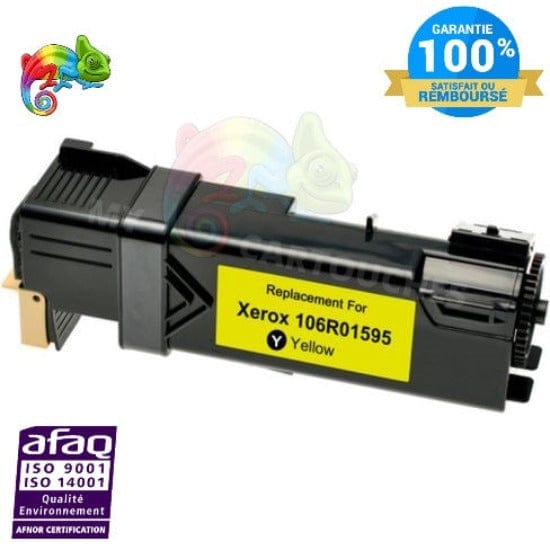 mycartouches Toner/Laser yellow / 2 500 pages / 6500y, 106R01596 toner laser Xerox 6500 jaune compatible