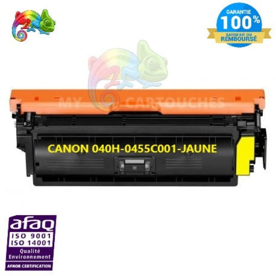 Toner Laser CANON 040H Yellow CANON 0455C001 Compatible